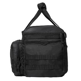 VEVOR Range Bag for 4 Pistols, Tactical Gun Range Bag with 3 Detachable Baffles & 6 Magazines
