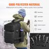 Tactical Backpack, 45L Military Tactical Backpack with Molle Design & 3 Compartments, Army Assault Pack Bag for Men and Women