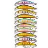Multi-color Outdoor Fishing Hook False Lure Set
