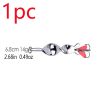 1pc Spinner Spoon Fishing Lure; 10g 14g 21g 28g Fishing Lure Baits Treble Hook For Trout Pike Pesca; Fish Tackle