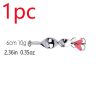 1pc Spinner Spoon Fishing Lure; 10g 14g 21g 28g Fishing Lure Baits Treble Hook For Trout Pike Pesca; Fish Tackle