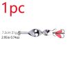 1pc Spinner Spoon Fishing Lure; 10g 14g 21g 28g Fishing Lure Baits Treble Hook For Trout Pike Pesca; Fish Tackle