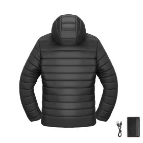 Heated Jacket for Men with 7.4V Battery, Soft Shell Electric Heating Coat (Clothing Size: Size M, Clothing Style: Men's Style)