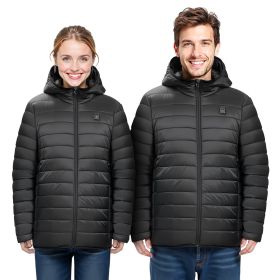 VEVOR Heated Jacket for Women with 7.4V Battery, Soft Shell Electric Heating Coat (Clothing Size: Size L, Clothing Style: Women's Style)